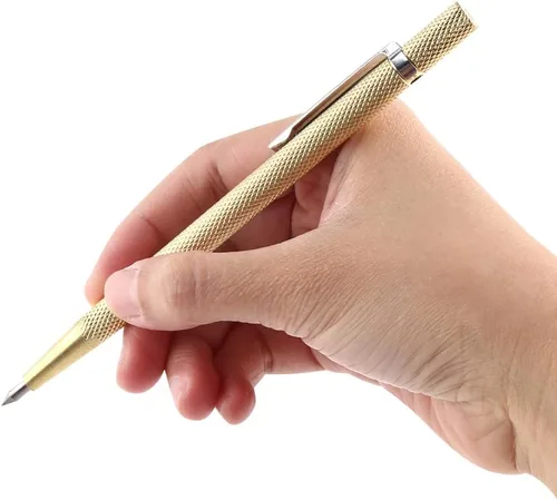 Miniatura 2 de Grabador portátil Grabador Pluma Grabador Eléctrico Multi Funcional para Escribir en Vidrio, Azulejos, etc. (oro)