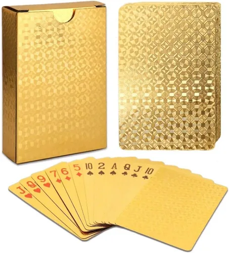 Miniatura 11 de Naipes de lujo 100% impermeables y flexibles, hechas de plástico, 52+2 póker