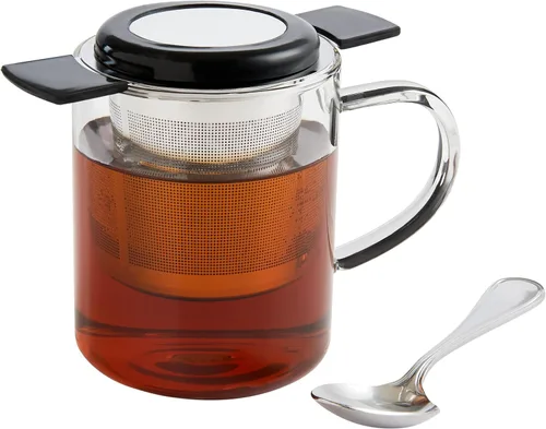 HIC Kitchen Infusor de té de acero inoxidable 18/8, capacidad de 4 onzas
