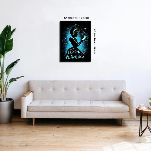 Miniatura 2 de Youtheart Pintura con diamantes, arte de diamantes de princesa, kit de bordado de punto de cruz de taladro completo 5D, decoración de pared de AR18
