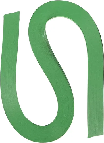 Miniatura 47 de PATIKIL Tiras de papel de origami, 120 piezas de 3/16 pulgadas (0.197 in), 21.3 in, tira de papel para manualidades, manualidades, Navidad, verde
