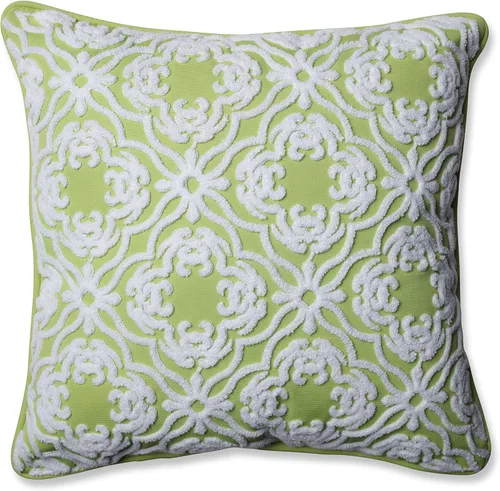 Miniatura 22 de Pillow Perfect Trellis - Almohadas para interiores y exteriores, 2 unidades, lumbares, 11.5 x 18.5 pulgadas, color negro