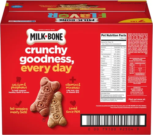 Miniatura 8 de Aperitivos de sabores para perros, de la marca Milk-Bone, Pequeño/Mediano