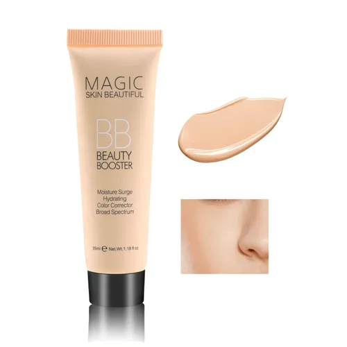 Boobeen Crema hidratante BB - Base y corrector de cobertura completa, hidratante tintado corrector de color para todo tipo de piel, unifica el tono