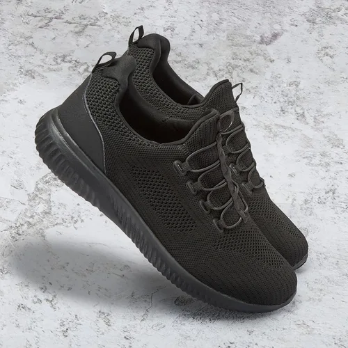 Miniatura 6 de Avia Anchor SR Mesh Slip On Black Zapatos antideslizantes para hombres, zapatos de trabajo resistentes al agua para hombre y restaurante o servicio