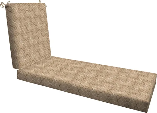 Miniatura 32 de Honeycomb Cojín para diván con textura de almendra lisa para exteriores: Relleno sintético reciclado, resistente a la intemperie, reversible, cómodo