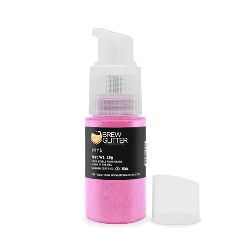 Miniatura 3 de Brillo de cerveza rosa comestible para bebidas, cócteles, cerveza, purpurina y bebidas Certificado Kosher y Halal 100% comestible y de grado