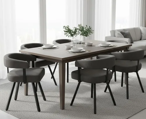 Miniatura 23 de Shunzhi Juego de 2 sillas de comedor modernas de cuero verde tapizadas, cómodas sillas de cocina, sillas auxiliares sin brazos con respaldo abierto