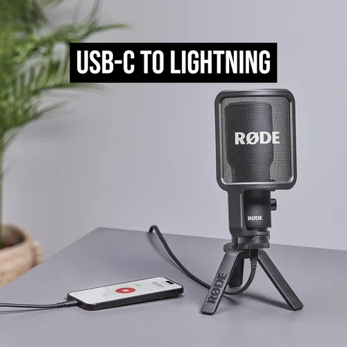 Miniatura 2 de Cable USB-C a Lightning RØDE SC19 (4.9 ft, negro)