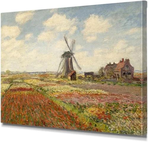 Miniatura 28 de IPIC - Reproducción artística de los lirios de agua de Claude Monet 1906, impresiones giclée coinciden con el marco dorado clásico, arte de pared