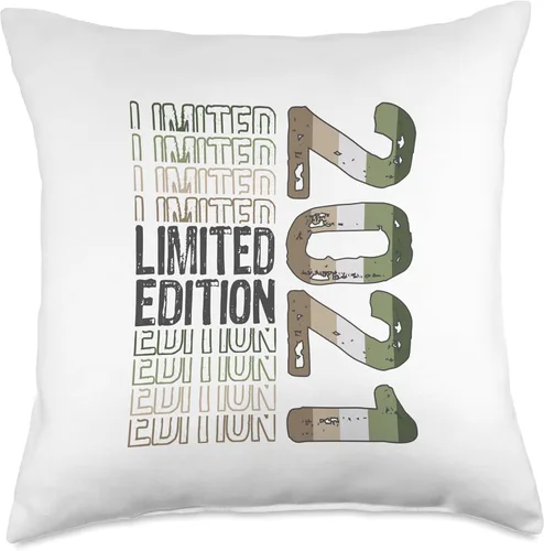 Miniatura 4 de Limited Edition Vintage 2021 Retro Birthday Throw Pillow