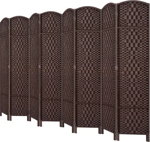 Miniatura 33 de HALLYBEE Separador de habitaciones, separadores de habitaciones y pantallas de privacidad plegables, pantalla de privacidad de 16 pulgadas, 3