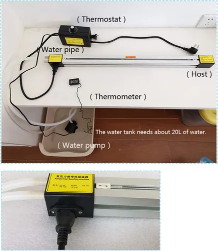 Miniatura 3 de Dobladora de PVC de plástico acrílico de 48 pulgadas 125 cmHeater Calefacción caliente Bender Manual Calefacción Caliente Herramienta de doblado 122