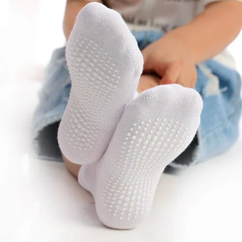 Miniatura 6 de Aminson Calcetines antideslizantes al tobillo con agarres para bebés y niños pequeños
