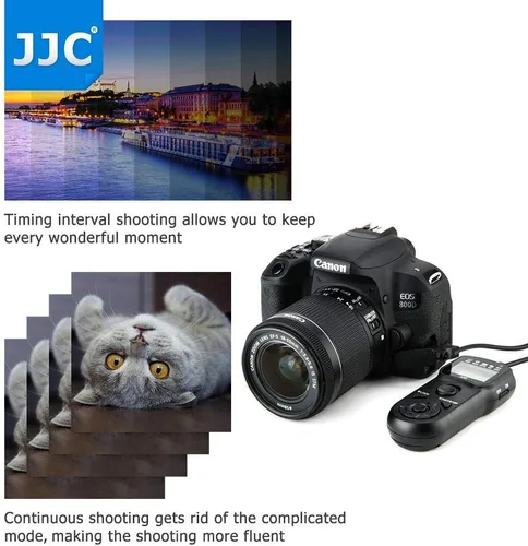 Miniatura 9 de Intervalómetro con temporizador con cable, control remoto de liberación del obturador y soporte de clip para Sony A1 II A7RV A7R IV A7 IV III II