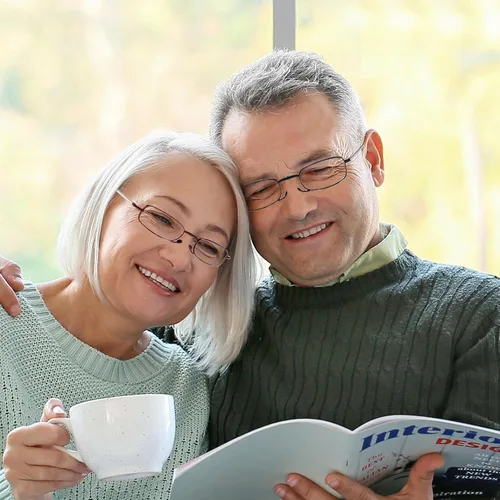Miniatura 3 de Gafas de lectura plegables para hombres y mujeres, llavero compacto para lectores con luz azul, anteojos portátiles de bolsillo