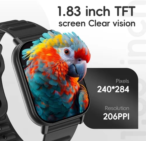 Miniatura 3 de Reloj inteligente, podómetro deportivo, rastreador de actividad física, llamada Bluetooth, frecuencia cardíaca, oxígeno en sangre, monitor de sueño