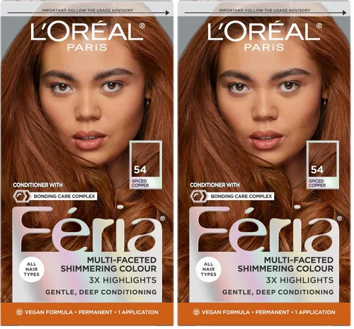 Miniatura 15 de L'Oreal Paris Feria - Tinte permanente multifacético y brillante, 60 Crystal Brown (castaño claro), paquete de 1 60 marrón claro
