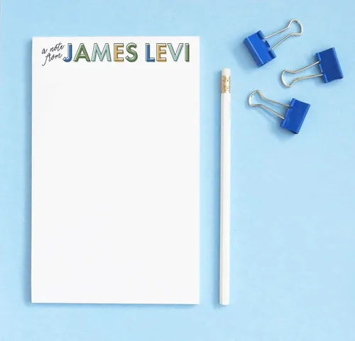 Miniatura 2 de Bloc de notas personalizado para niños, juego de bloc de notas estacionario personalizado, juego de papel de papelería simple y sobres, papel