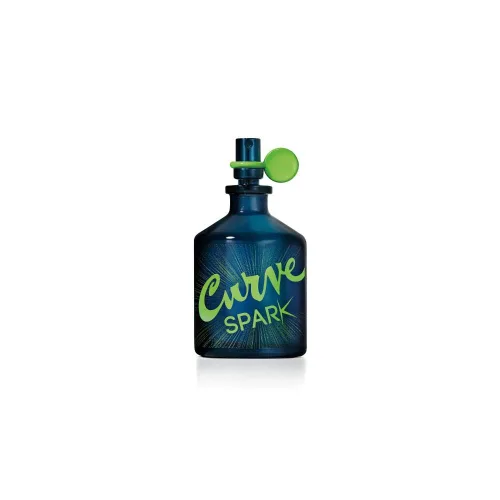 Curve Curve Spark - Fragancia en aerosol para hombre, aroma fresco casual de día o noche, 2.5 onzas líquidas