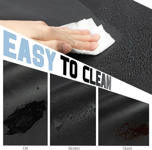 Miniatura 5 de Delantal impermeable, delantal de vinilo de goma extra largo resistente con bolsillo para hombres, delantales ajustables resistentes a productos