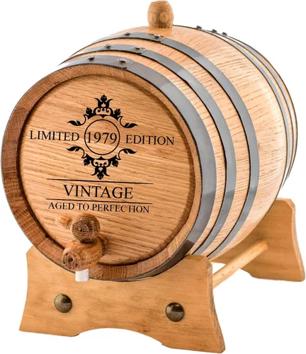 Miniatura 6 de Mini barril de envejecimiento de roble grabado y personalizado para whisky, vino, escocés, bourbon – Kit completo de envejecimiento para cerveceros