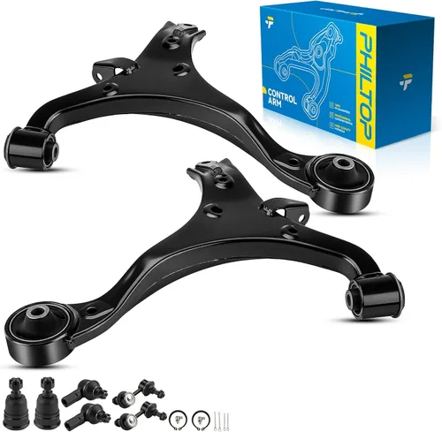 Miniatura 15 de PHILTOP Kit de suspensión delantera de 10 piezas, brazos de control inferiores con juntas de bola, eslabones de extremo de barra estabilizadora