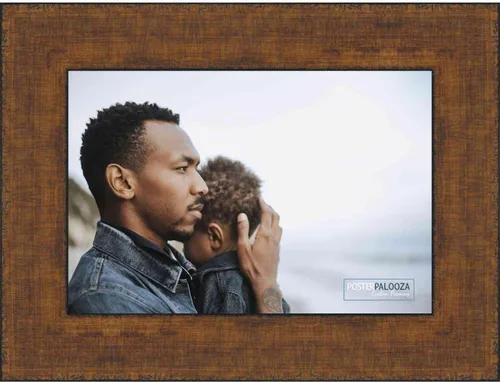 Miniatura 5 de Poster Palooza 36x24 Traditional Antique Gold Wood Picture Frame - UV Acrylic, Foam Board Backing, & Hanging Hardware Included