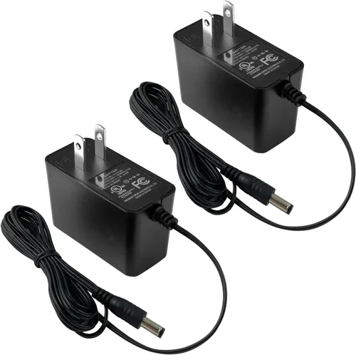 TIGERSECU Adaptador de corriente CA/CC para cámara de seguridad con certificación UL, 4.9 pies, fuente de alimentación de 12 V, 1 A, 100 V-240 V,