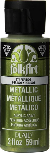 Miniatura 18 de FolkArt Pintura Acrílica Metálica para Manualidades, Fucsia Chispeante 60 ml Pintura Premium con Acabado Metálico, Perfecta para Aplicar Fácilmente