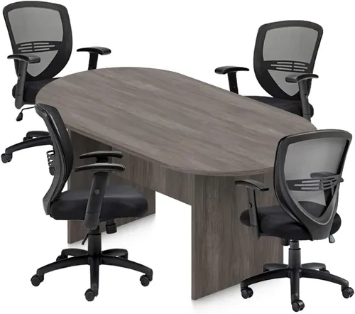Miniatura 6 de GOF Silla ergonómica de escritorio de oficina trasera de malla, asiento de tareas para conferencias, gestión, oficina en casa, diseño cómodo