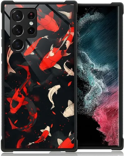 Miniatura 10 de CARLOCA Funda compatible con Samsung Galaxy S22 Ultra, diseño de humor para adultos, diseño de patrón de humor para niñas y niños, a prueba