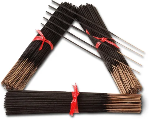 Varitas de incienso Nag Champa de 9 pulgadas. Los palitos de carbón ofrecen una fragancia elegante y duradera. | 100 varillas por paquete. Tiempo de