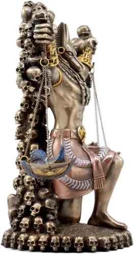 Miniatura 4 de Pacific Giftware Dios del inframundo egipcio antiguo Anubis Guardián de escamas Figura 8.5 pulgadas (bronce)