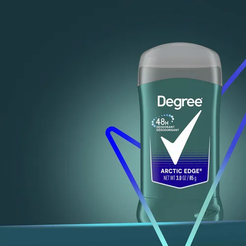 Miniatura 12 de Degree Desodorante original para hombre, 48 horas, protección contra olores, desodorante Arctic Edge para hombres, 3 onzas, paquete doble