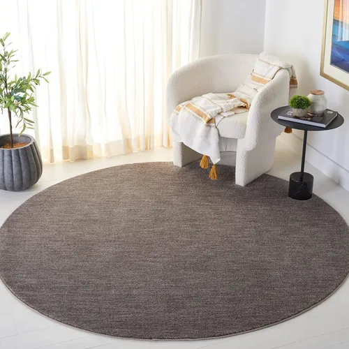 Miniatura 19 de SAFAVIEH Lasa Collection - Alfombra de área de 5.3 x 7.7 pies, color gris claro, diseño de flecos sólidos, no desprende pelusa y de fácil cuidado