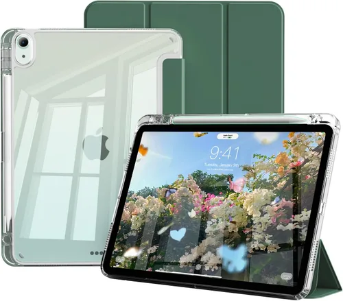 Miniatura 14 de Funda para iPad Air de 11 pulgadas M3/M2 (2025/2024), iPad Air de 5ª/4ª generación (2022/2020) de 10.9 pulgadas con soporte para lápices, funda