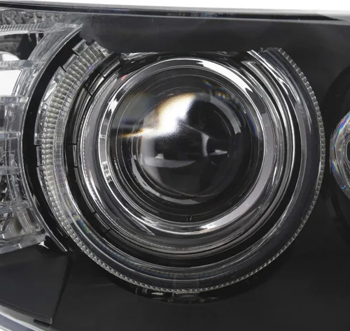 Miniatura 4 de AKKON - Par de faros delanteros con ajuste automático para BMW E60 E61 528/535/550/M5 OE 2008-2010
