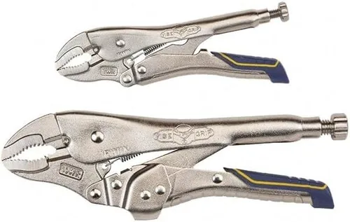 Miniatura 5 de IRWIN VISE-GRIP Paquete combinado de alicates de bloqueo, mandíbula curva, 7 pulgadas y 10 pulgadas (IRHT82590)