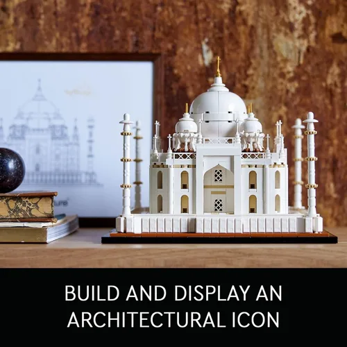 Miniatura 3 de LEGO Architecture Taj Mahal 21056 Set de Construcción - Colección de Monumentos, Modelo para Exhibición, Idea de Regalo de Decoración del Hogar