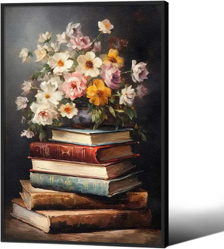 Miniatura 12 de Póster de libro gótico de academia oscura vintage de mediados de siglo, arte de pared de lienzo victoriano de estilo bohemio, impresiones estéticas