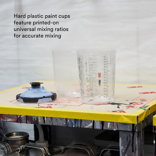 Miniatura 10 de 3M PPS 2.0 - Vasos para pistola pulverizadora, 26023, grande, 28 onzas, uso con pistola de pintura y tapas y revestimientos PPS 2.0 para pintar
