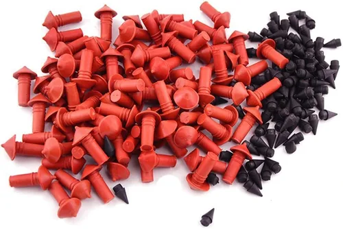 80 tapones para neumáticos de bolsillo para reparación de neumáticos, bala de goma (0.283 in)