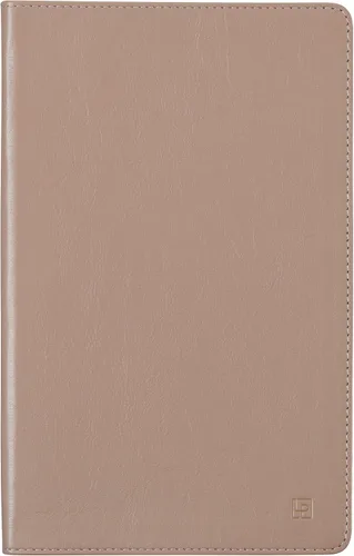 Miniatura 7 de Cuaderno de escritura clásico de cuero, tapa blanda, rayado estrecho, tabla de contenido y páginas numeradas Britannica Rojo