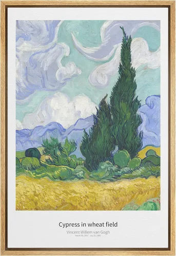 Miniatura 93 de SIGNWIN Lienzo enmarcado para pared, diseño de Vincent Van Gogh, un par de amantes, naturaleza, ilustraciones de área silvestre, bellas artes