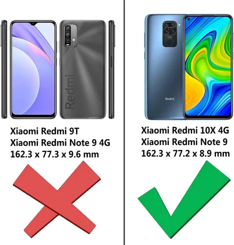 Miniatura 4 de Kepuch Silklike - Funda para Redmi Note 9 4G/Redmi 10X 4G - Cubierta Parachoques Placa de Metal Incorporada para Redmi Note 9 4G/Redmi 10X 4G