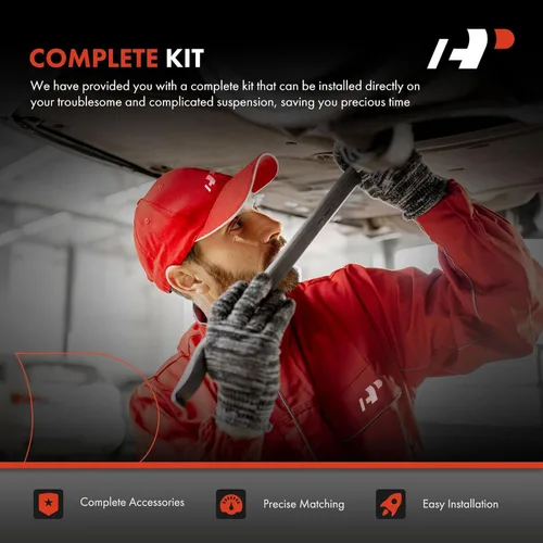 Miniatura 8 de A-Premium Kit de suspensión delantera, brazo de control superior inferior, rótula inferior, extremo de barra de acoplamiento exterior interior, bota