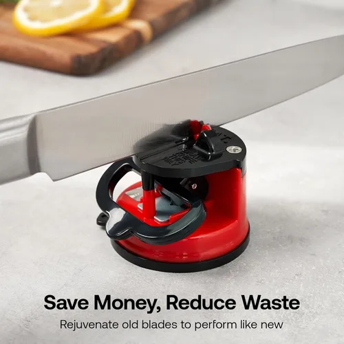 Miniatura 7 de AnySharp – GLOBAL – Afilador de cuchillos manos libres - Fácil herramienta de afilado con base de succión PowerGrip y ángulo preestablecido de 20