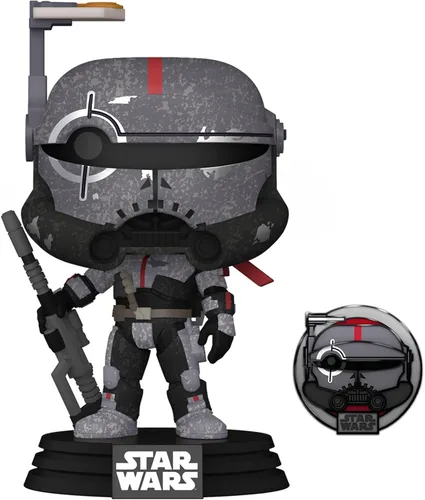 Miniatura 2 de Funko Pop! Star Wars: A Través de la Galaxia - Crosshair con Pin, Exclusivo de Amazon