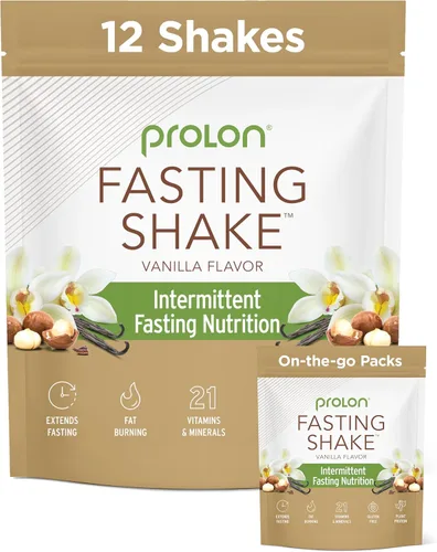 Prolon Batido de mezcla de bebida de ayuno intermitente con vitaminas, fibra, proteínas a base de plantas, superalimentos | Keto, vegano, sin
